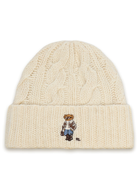 Polo Ralph Lauren Czapka 455P23848001 Kremowy