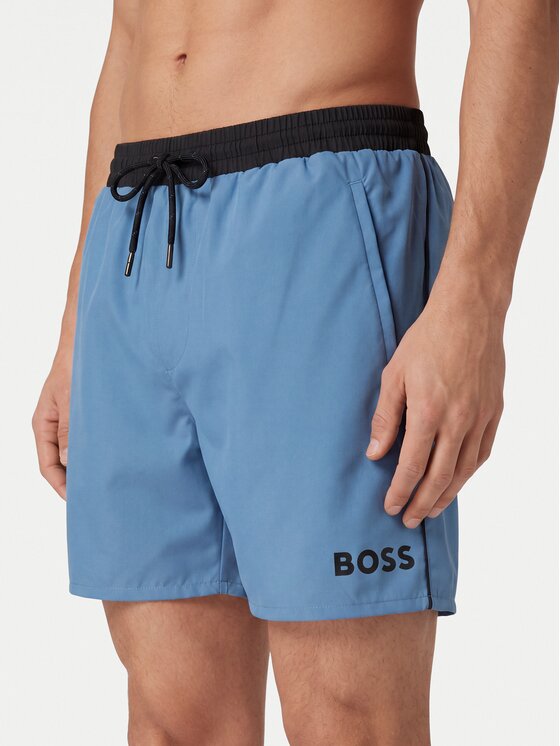 BOSS Szorty kąpielowe Starfish 50514429 Niebieski jasny Regular Fit