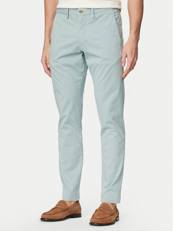 Polo Ralph Lauren Chinosy 710704176112 Zielony jasny Slim Fit