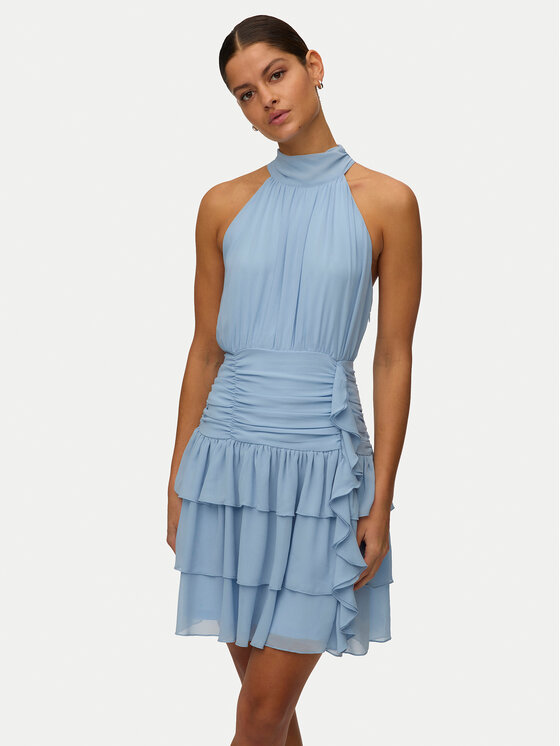 Vero Moda Sukienka koktajlowa Serena 10348178 Niebieski jasny Regular Fit