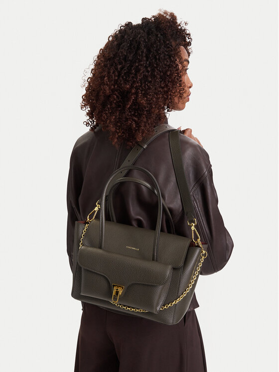 Coccinelle Torebka T8A Coccinelledouble Beat E1 T8A 18 02 01 Khaki