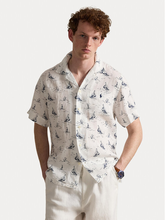Polo Ralph Lauren Koszula 710B18630001 Biały Regular Fit