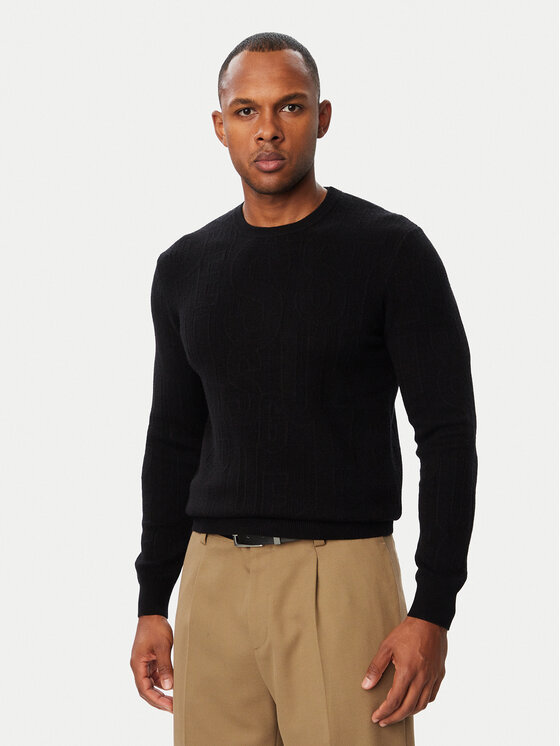 Guess Sweter M6BR23 Z1373 Czarny Regular Fit
