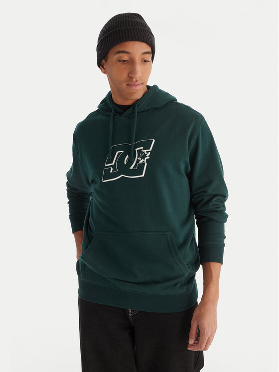 DC Shoes Bluza Hampden ADYFT03416 Zielony Regular Fit