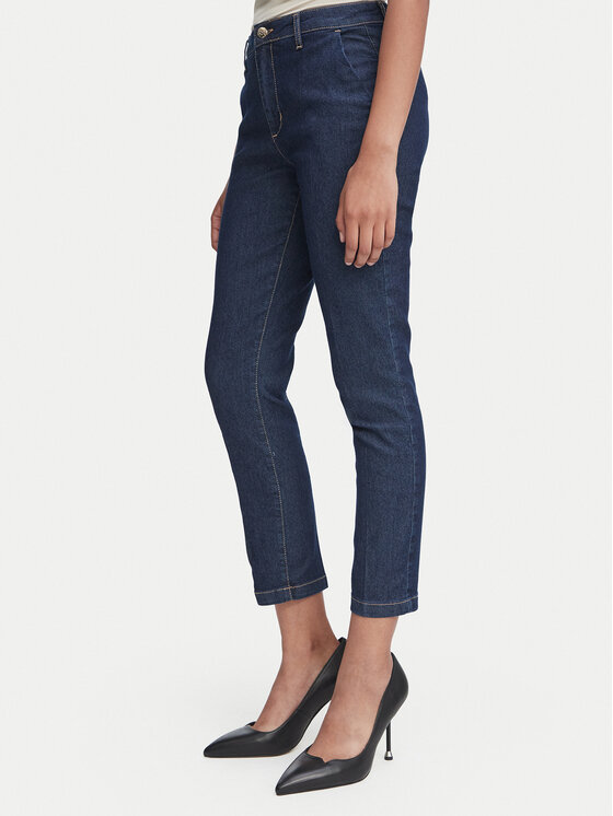 Rinascimento Jeansy CFC0129955003 Niebieski Slim Fit