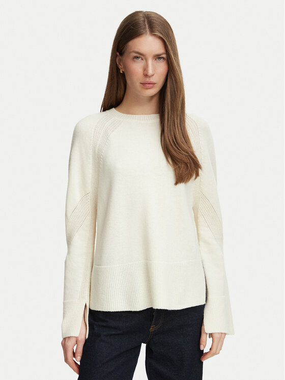 Marella Sweter Emme by Marella Arcadia 2625366312 Kremowy Regular Fit