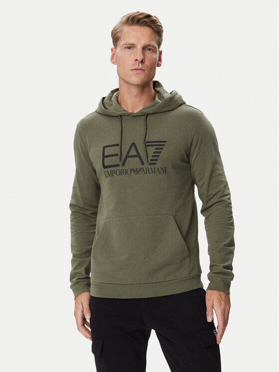 EA7 Emporio Armani Bluza 7M001413 AF22266 U7014 Khaki Regular Fit