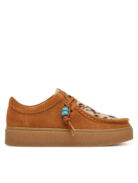 Clarks Półbuty Boxbee Walla. 26329295 Brązowy