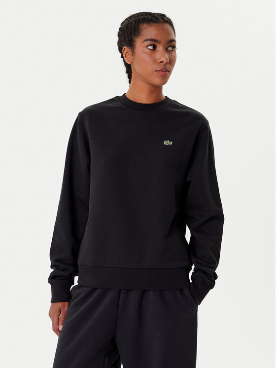 Lacoste Bluza SF5270 Czarny Regular Fit