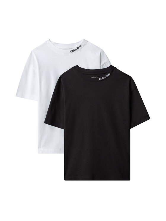 Calvin Klein Jeans Komplet t-shirtów Embro Logo LVCKTJI18B Kolorowy Regular Fit