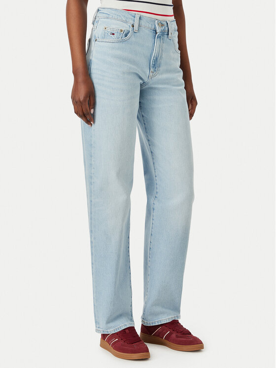 Tommy Jeans Jeansy Kira DW0DW23106 Niebieski jasny Slim Fit