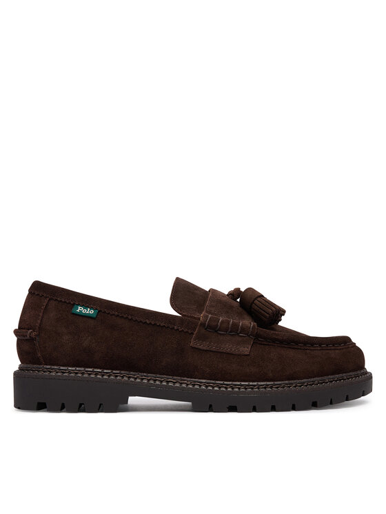 Polo Ralph Lauren Loafersy Jett Tas Penny 803P15862002 Brązowy ciemny