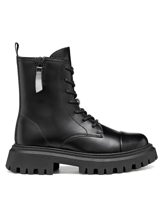 Geox Trzewiki J Maquinnens Girl J66M6A 000CN C9999 S Czarny