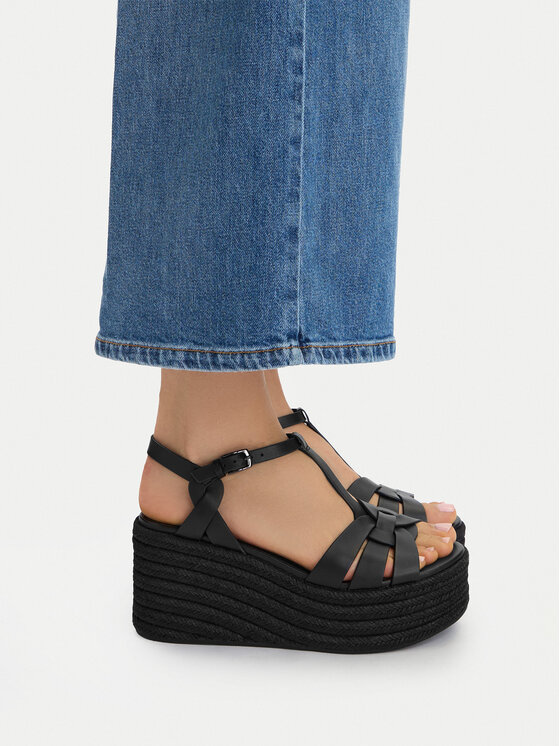 Badura Espadryle EO-AMARI-LT0228-26-805 Czarny