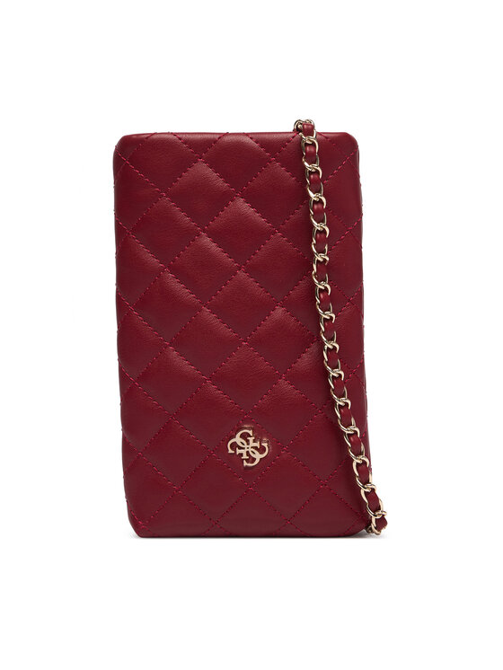 Guess Torebka na telefon J6BZ02 W3953 Bordowy