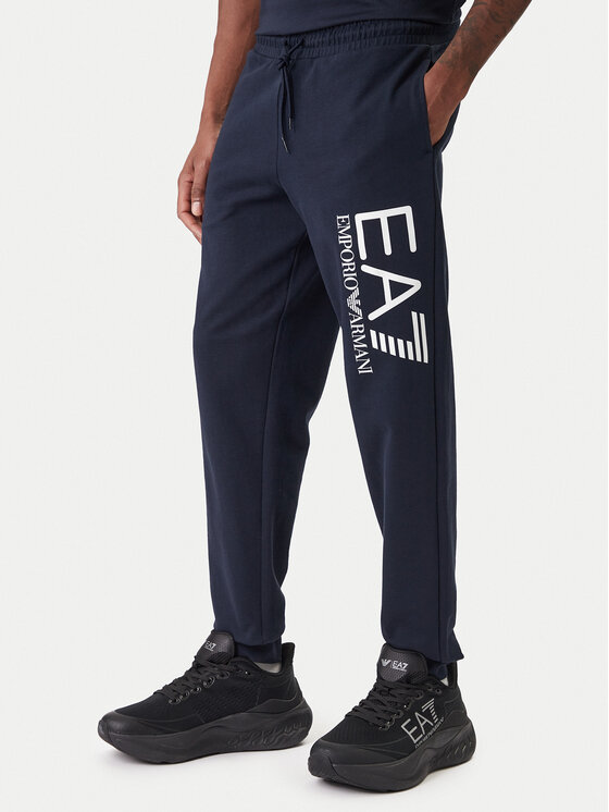 EA7 Emporio Armani Spodnie dresowe 7M001415 AF22266 UB102 Granatowy Regular Fit