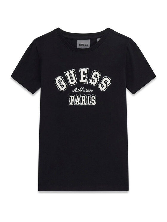 Guess T-Shirt J6RI41 J1314 Czarny Regular Fit