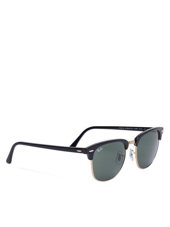 Ray-Ban Okulary przeciwsłoneczne Clubmaster 0RB3016 W0365 Czarny