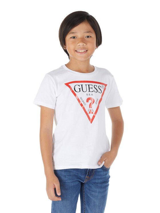 Guess T-Shirt L73I55 K8HM0 Biały Regular Fit