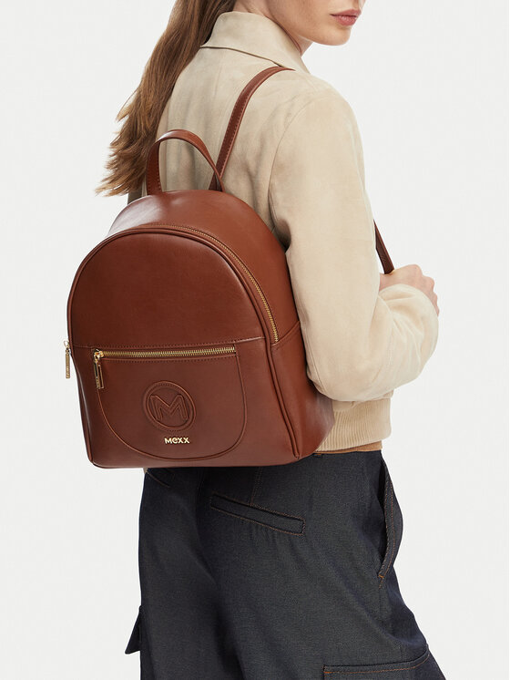 MEXX Plecak CEO-MEXX-L-015-10 Brązowy jasny