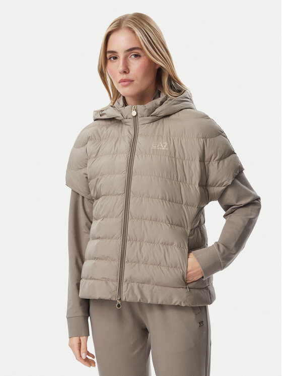 EA7 Emporio Armani Bezrękawnik 7W000477 AF12476 U6100 Beżowy Regular Fit