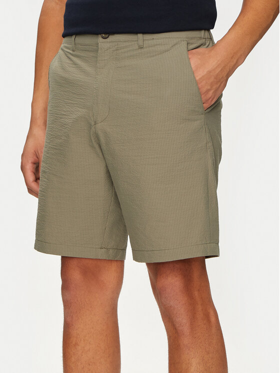 Selected Homme Szorty materiałowe Slhregular-Karl 16092367 Beżowy Regular Fit