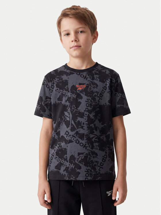 Reebok T-Shirt RK95062CCB Czarny Regular Fit