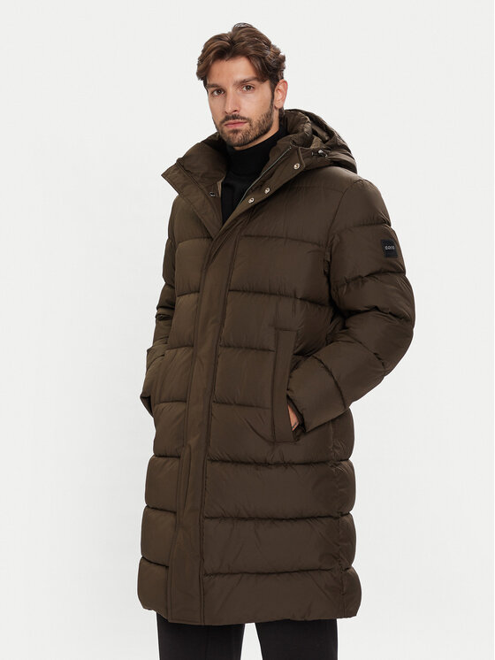 BOSS Kurtka zimowa H-Cenuto 50540474 Brązowy Regular Fit