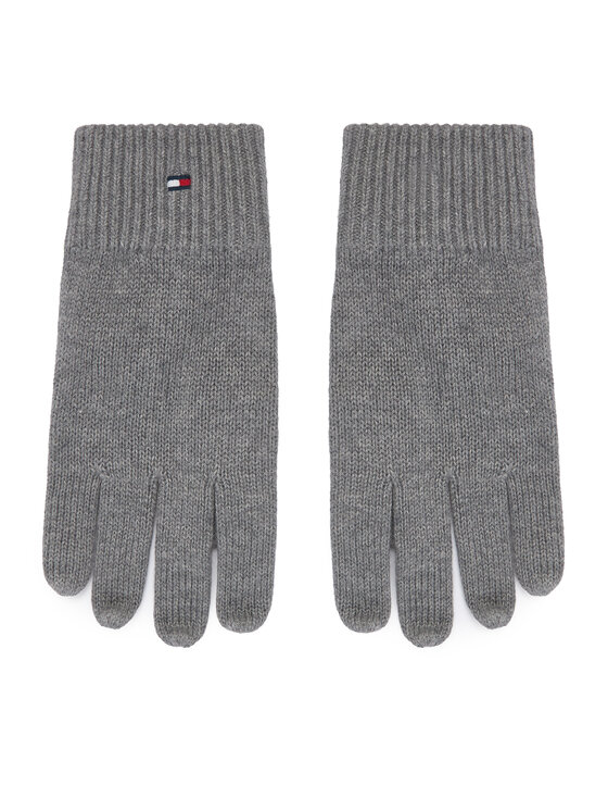Tommy Hilfiger Rękawiczki Męskie Essentials AM0AM12845 Szary