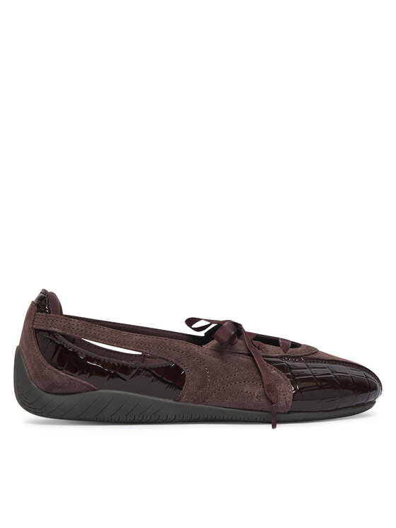 Puma Baleriny Speedcat Ballet Nova Croc 40881301 Brązowy