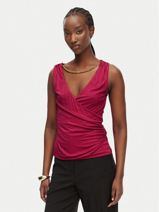 Marciano Guess Top G6GP11 K3617 Różowy Slim Fit
