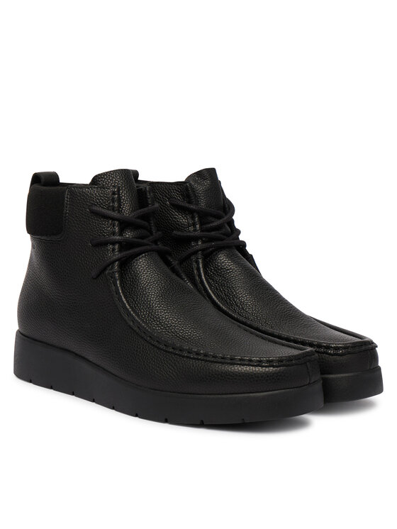Calvin Klein Trzewiki Hybrid City Lug Mid Boot F Lth HM0HM02260 Czarny