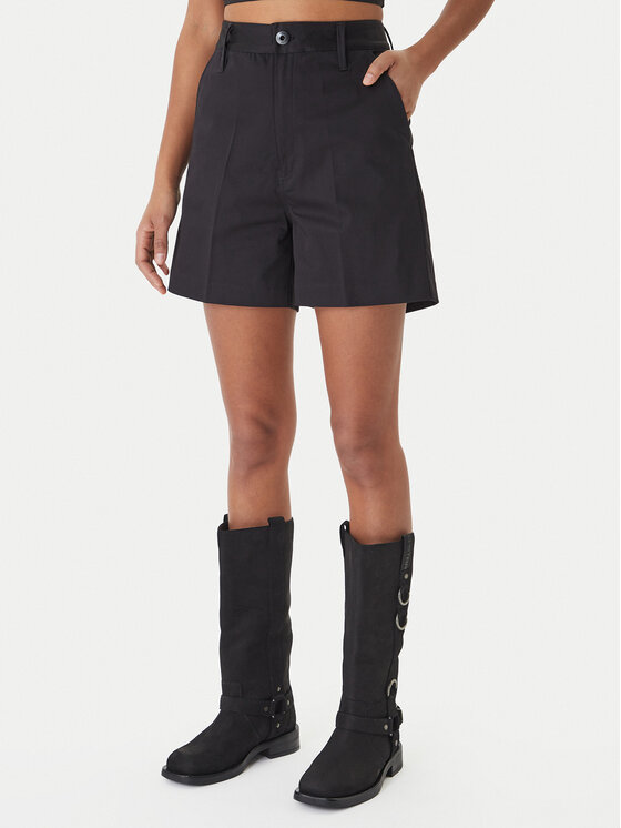 G-Star Raw Szorty materiałowe D29089-5126 Czarny Regular Fit