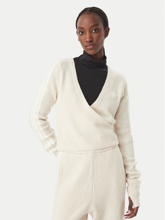 adidas Sweter Adiluna Season 2 x Jennie LD4840 Beżowy jasny Relaxed Fit