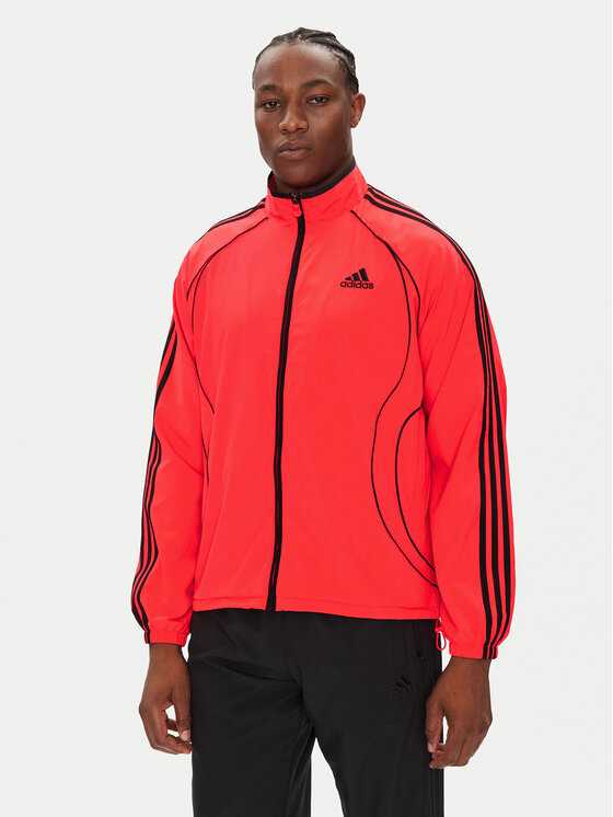 adidas Bluza Teamgeist adicolor JW5867 Czerwony Loose Fit