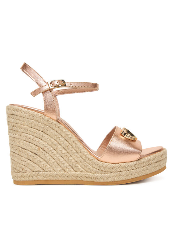 LOVE MOSCHINO Espadryle JA1615BI0OIC0600 Różowy