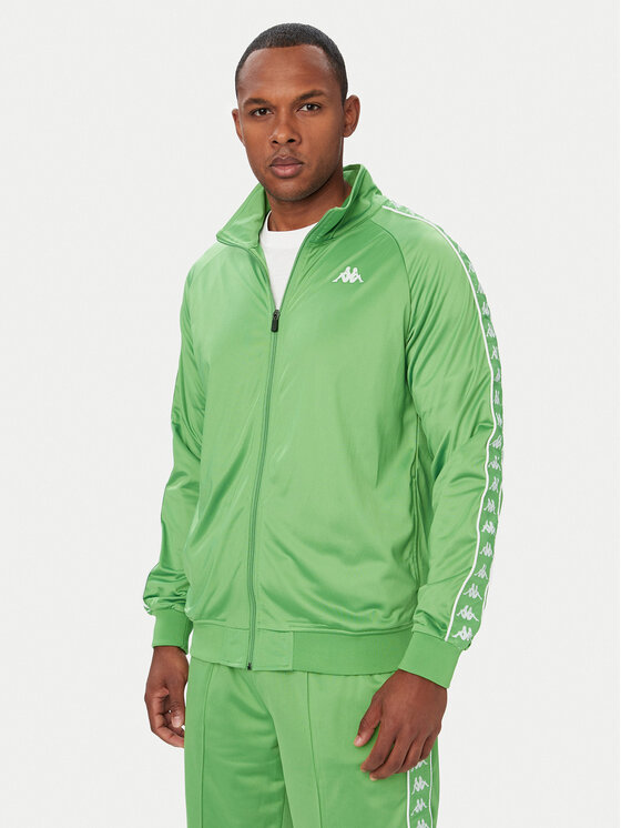 Kappa Bluza 301EFU0 Zielony Regular Fit