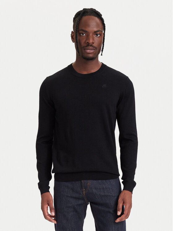 KARL LAGERFELD Sweter 655000 564399 Granatowy Regular Fit