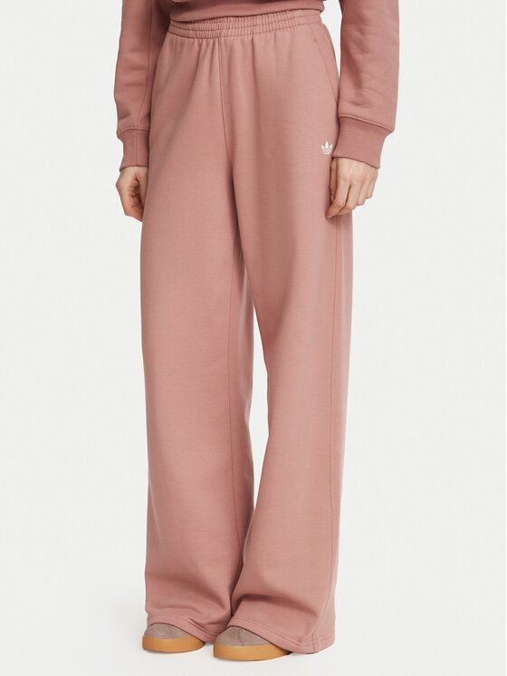 adidas Spodnie dresowe Essentias LL0411 Różowy Wide Leg