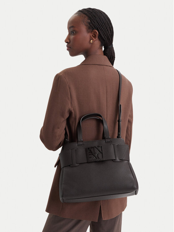 Armani Exchange Torebka XW000285 AF11902 U6032 Brązowy ciemny