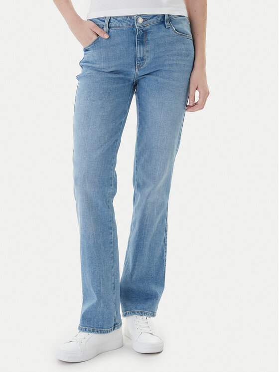 Guess Jeansy W6RA15 D6882 Niebieski Regular Fit