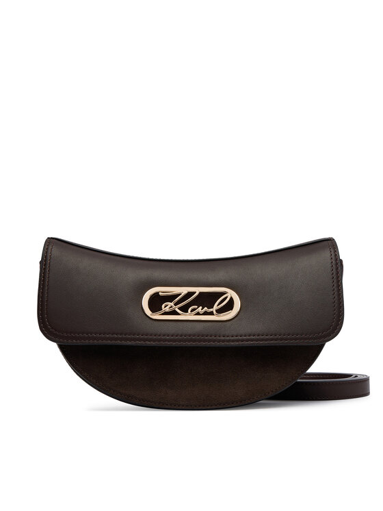 KARL LAGERFELD Torebka B4W30337 Brązowy ciemny