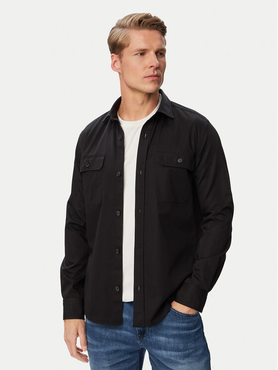 BOSS Koszula H-Rob-Sp-2P-263 50567050 Czarny Regular Fit