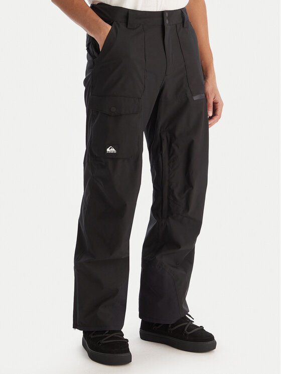 Quiksilver Spodnie snowboardowe Utility EQYTP03235 Czarny Modern Fit