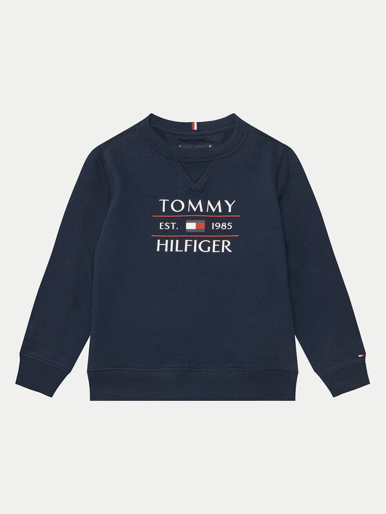 Tommy Hilfiger Bluza KB0KB09569 D Granatowy Regular Fit