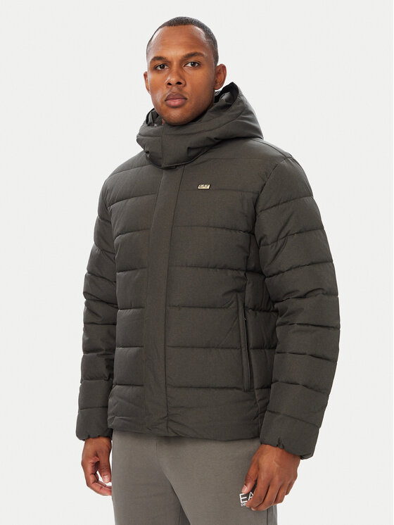 EA7 Emporio Armani Kurtka zimowa 7M002556 AF25752 O8004 Szary ciemny Regular Fit