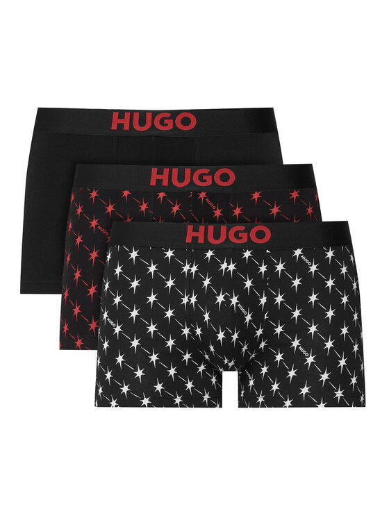 HUGO Komplet bokserek 50549140 Bordowy
