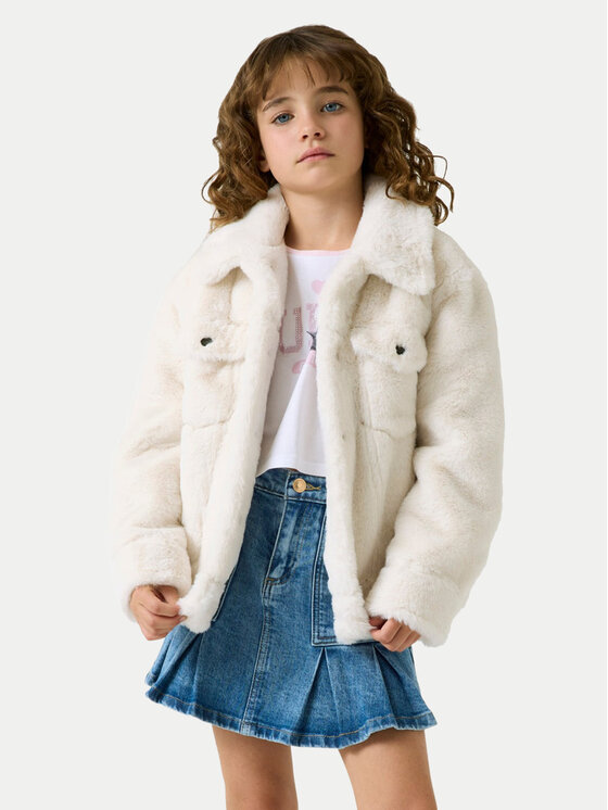 Guess Futro J6YL13 K4223 Kremowy Regular Fit