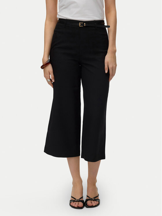 Vero Moda Kuloty Elma 10339926 Czarny Wide Leg