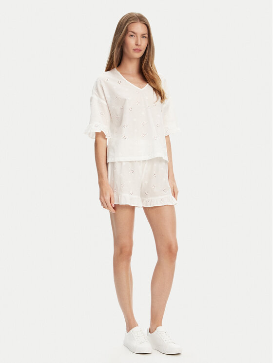 United Colors Of Benetton Piżama 4SHX3P03X Écru Regular Fit